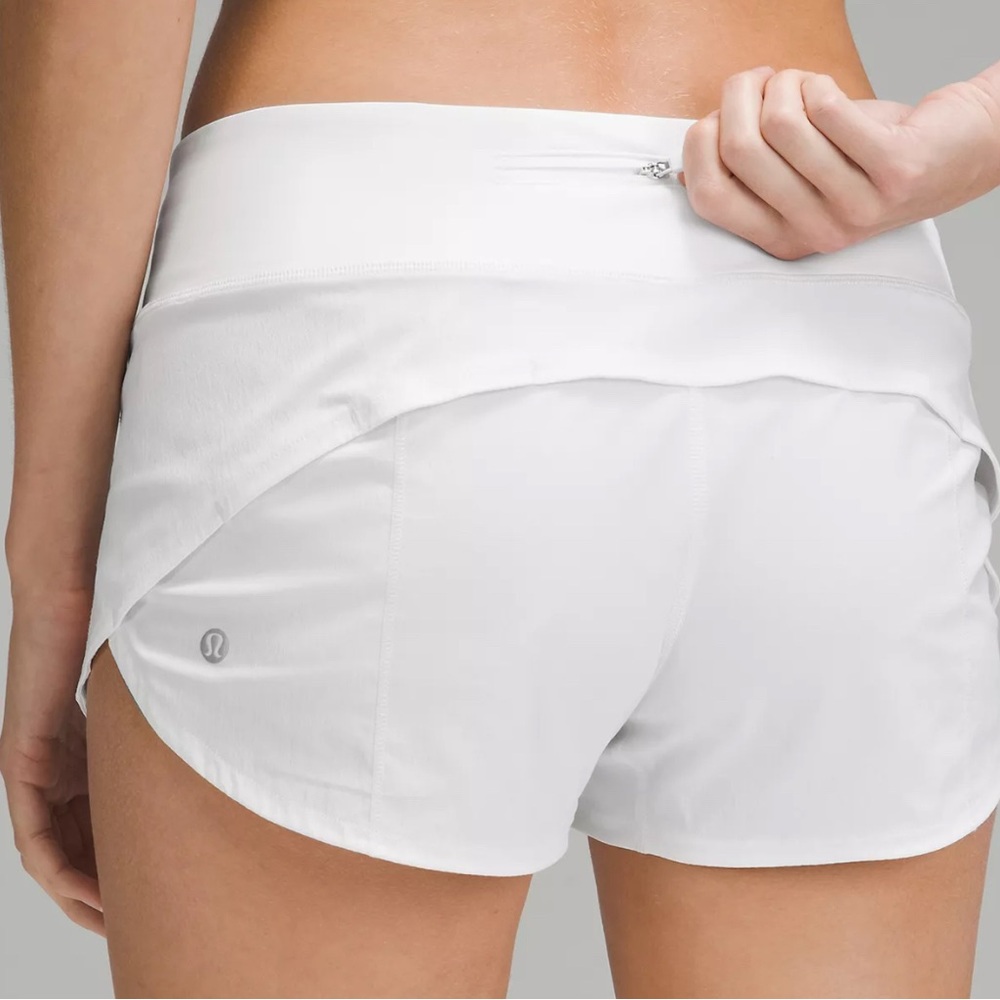lululemon athletica Women's Crisp White Athletic Shorts